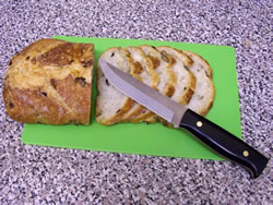 Slicing bread