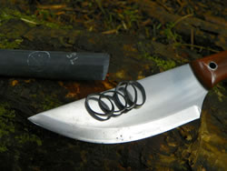 Cutting bicycle inner tube