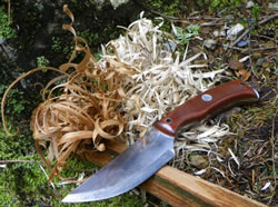 Feather Sticks with the Highland Bushcraft Knife